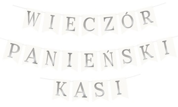 FLAGILLET Баннер-гирлянда Серебряная БУКВА L 15x21см