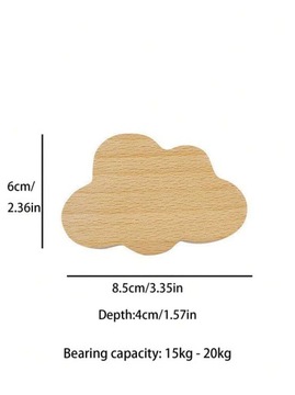 SHEIN DREWNIANY UCHWYT CHMURA