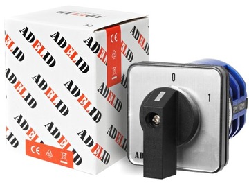 КУЛАЧКОВЫЙ ПЕРЕКЛЮЧАТЕЛЬ 40A 0-1 3F ПЛАТА IP65