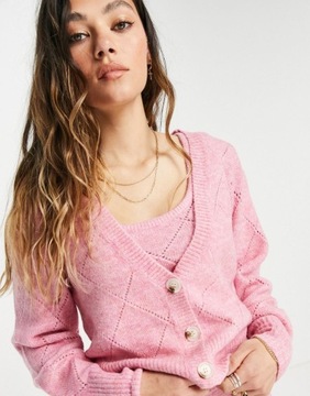 TOPSHOP DAMSKI SWETER KLASYCZNY GUZIKI 40/42 1RNP