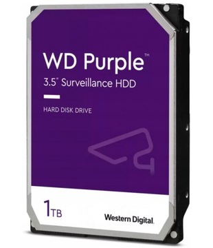 DYSK TWARDY WESTERN DIGITAL WDPURPLE 1TB CCTV 24/7