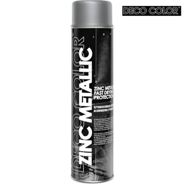 DECO COLOR LAKIER FARBA SPRAY CYNK METLIC 600ml
