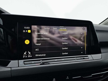 Volkswagen Golf VIII Variant 2.0 TDI 150KM 2022 Volkswagen Golf Variant Style, Reflektory LED, Hak, Ambiente, ACC 2.0 150KM, zdjęcie 34