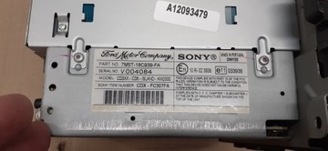 FORD FOCUS MK2 LIFT MONDEO MK4 S-MAX GALAXY РАДИО SONY 6CD MP3 КОД 2008 ГОДА