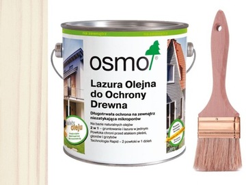 OSMO 900 Lazura Ochronna do drewna BIAŁY 0,75L