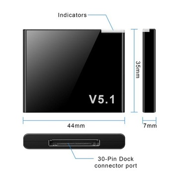 30-контактный аудиоприемник Bluetooth 5.1
