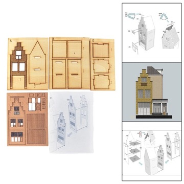 1:87 Building Model Puzzles Toy for Railroad