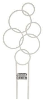 Podpora do roślin okręgi biały Form-Plastic