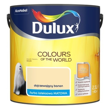 Dulux Kolory Świata dojrzewający banan 2.5 l