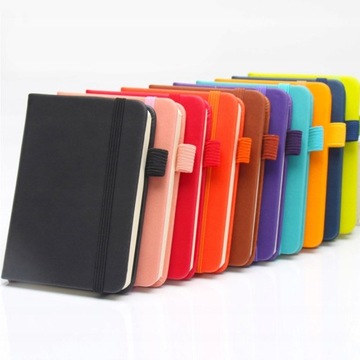 A7 Mini Notebook Elastyczny pasek Pamiętnik kieszonkowy