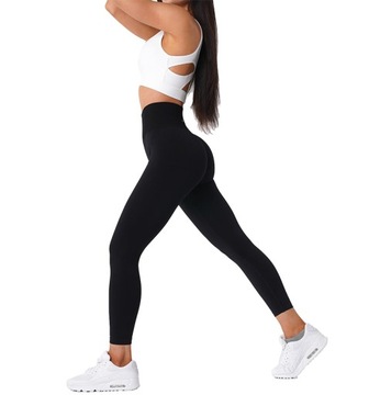 LEGGINSY Getry Fitnes MODELUJĄCE kryjące Sport M/L Fitness Siłownia Joga