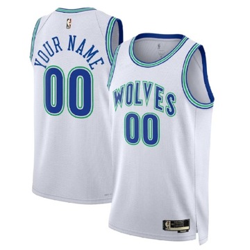 Koszulka Do Koszykówki Minnesota Timberwolves Personalizowany Nazwa I Numer