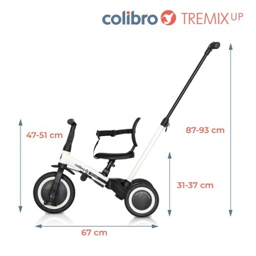 Детский велосипед-толкатель 6 В 1 БЕГ TREMIX UP