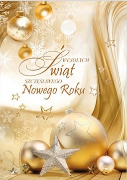 POCZTÓWKA KARTKA Boże Narodzenie ŚWIĘTA 1 SZTUKA