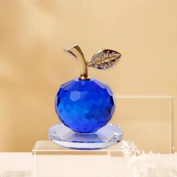 Kryałowe jabłko Figurka Przycisk do papieru