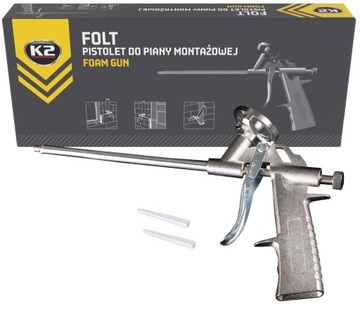 Pistolet do piany montażowej metalowy pistoletowej pianki wyciskacz K2 FOLT