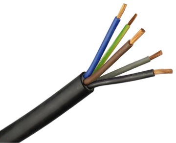 Przewód Kabel 5x2,5 OW gumowy