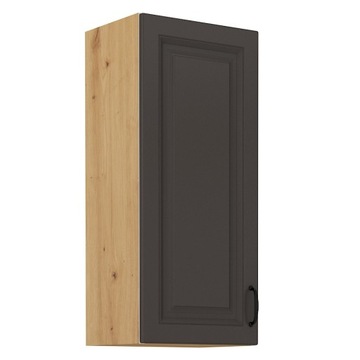 Szara szafka kuchenna wisząca 40cm STYLE szary dąb