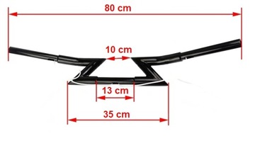 Руль Z-BAR DRAG BOBBER CUSTOM, дюймы 25 мм