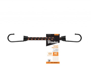 Guma elastyczna z hakiem metalowym 100cm - 25szt.