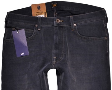 LEE spodnie JEANS tapered SLIM rurki LUKE W32 L32