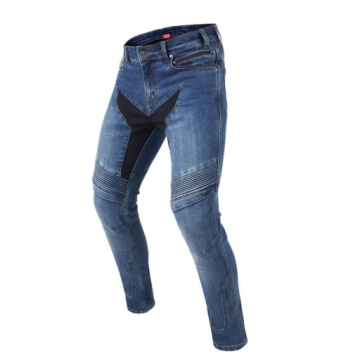SPODNIE JEANS REBELHORN EAGLE III SLIM FIT WASHED BLUE [Rozmiar 34/34]