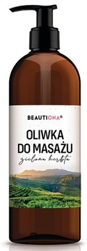 BEAUTIONA ОЛИВКОВОЕ МАСЛО ДЛЯ МАССАЖА ДЛЯ ТЕЛА ЗЕЛЕНЫЙ ЧАЙ