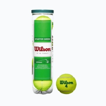 Piłki dziecięce Wilson Starter Play Green 4 ball