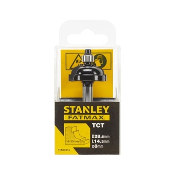 Фреза закругляющая R6.35 28,6мм STANLEY STA80316