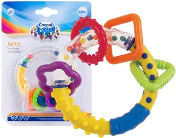 CANPOL GRZECHOTKA EDUKACYJNA KOLOROWE KULKI