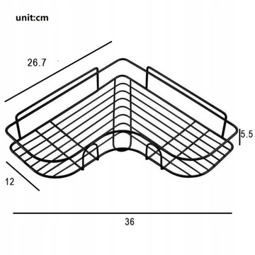 Полка для ванной комнаты без перфорации Полки для душа Шампунь