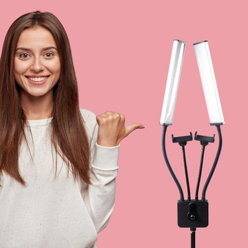 Светодиодный косметический торшер для ресниц, укладки бровей и макияжа