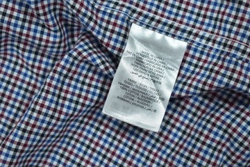 GANT Koszula Męska w Kratkę Gingham Regular / M