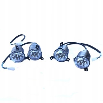 LAMPY LAMPA PRZÓD QUAD ATV 125 LEDOWE KPL 4 szt BOMBARDIER