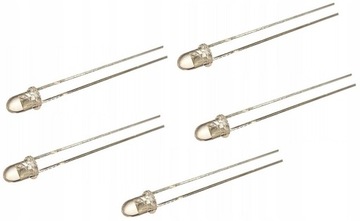 DIODA 3MM LED KOLORY T3 R3 5 SZTUK ZESTAW