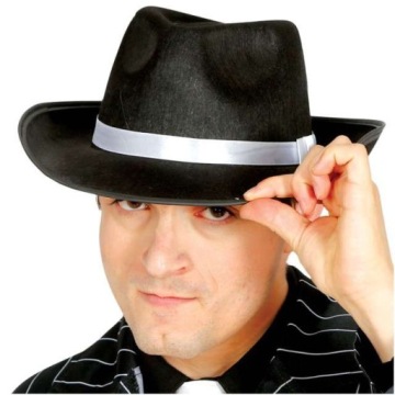 ШЛЯПА черная МАФИОЗА ретро 1920-е джентльменская