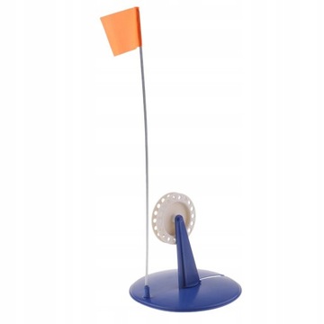 Niebieski pręt do wędkowania pod lodem ABS otwór