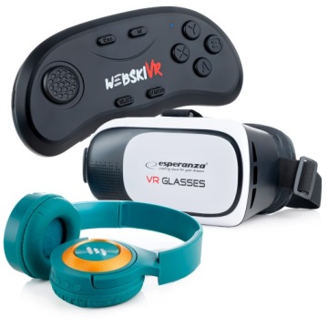 Brýle brýle 3D Vr Pro+gamepad dárek K Vánocům Pro 5,6,7,8,9,10,11 Let