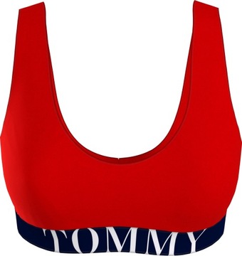 TOMMY HILFIGER DAMSKI BIUSTONOSZ BRALETTE RED r.XS