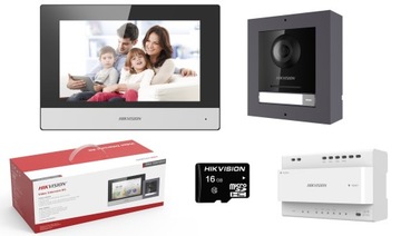 ZESTAW WIDEODOMOFONOWY IP 7'' HIKVISION DS-KIS702