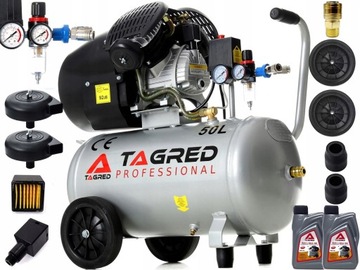 ZESTAW KOMPRESOR SPRĘŻARKA TAGRED 50L V2 SEPARATOR