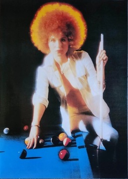 Plakat bilardowy obrazek do salonu bilardowego Afro 60 x 84 cm