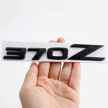ČERNÁ 370Z ZNAK ZNAKY NÁLEPKA NA KAROSERIE NISSAN 14.2*2.5CM