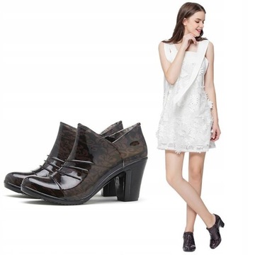 Damskie buty przeciwdeszczowe PVC R.37