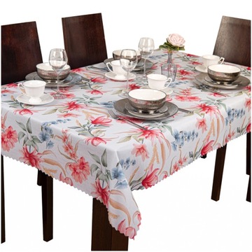 OBRUS PLAMOODPORNY 140x140 POLSKI RÓŻNE WZORY Nr