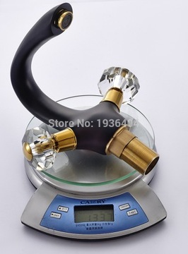 BATERIA UMYWALKOWA RETRO ROYAL CZARNA MAT SZKŁO