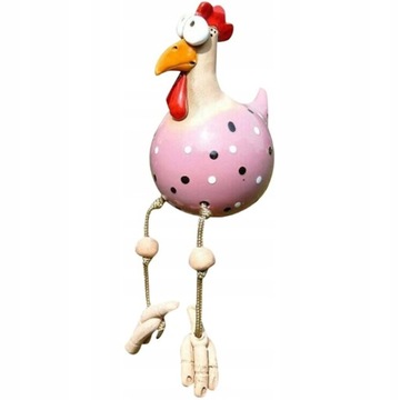 FIGURKA OGRODOWA OZDOBA KURCZAKIEM 25CM