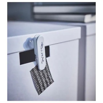 ИКЕА СКАДИС - скрепки белые, 2 шт.