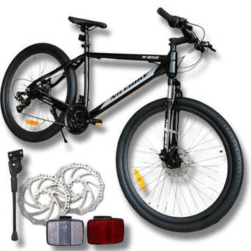 ROWER GÓRSKI MTB 26 SHIMANO 21 BIEGÓW 2xTARCZE RAMA ALUMINIOWA 18
