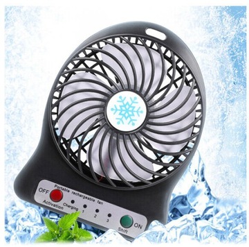 МИНИ-ВЕНТИЛЯТОР НАСТОЛЬНЫЙ ВЕНТИЛЯТОР USB АККУМУЛЯТОР 74